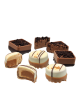 Preview: Art of Chocolate - Edition No 09 Brownie & Karamell-Fudge - Pralinen 95g