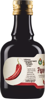 Viola La Colombara Al Peperoncino Olio Extra Vergine 250ml Etikett rechts