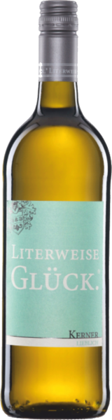 Literweise Glück  Kerner lieblich  2024 Weinhaus Flick 1,0l