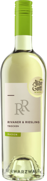 Alde Gott "RR" RIVANER & RIESLING 2021 Qualitätswein trocken 0,75l Flasche