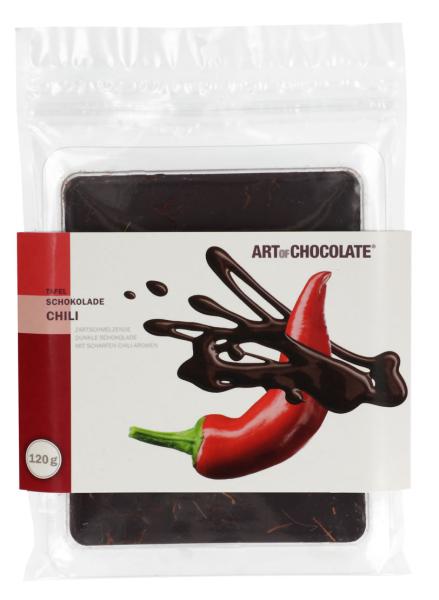 Art of Chocolate - Chili - Schokolade Tafel 120g Front