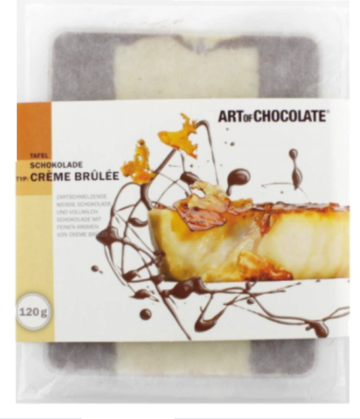 Art of Chocolate - Crème Brûlée - Schokolade Verpackung