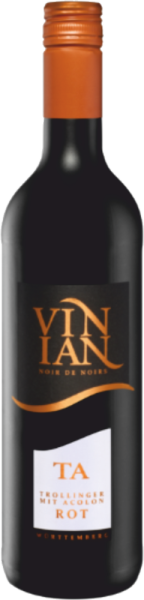 Vinian Rot TA Trollinger mit Acolon 2022 Bottwartaler Winzer 0,75l Flasche