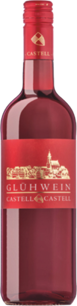 Roter Glühwein CASTELL-CASTELL Franken 1 Liter - Brettel 1928