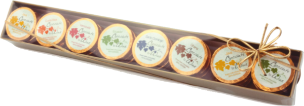 DreiMeister Schokolade zum Wein Goldstange - Verpackung