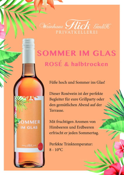 Flick Sommer im Glas Infosheet
