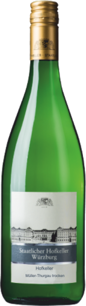 Hofkeller Würzburg Liter 2022 Müller-Thurgau VDP-Gutswein trocken 1l Flasche