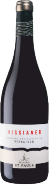 St. Pauls Vernatsch "Missianer" 2022 Südtirol 0,75l Flasche