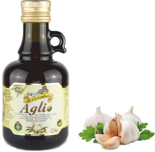 Viola La Colombara Olio Extra Vergine Agli Knoblauch Flasche