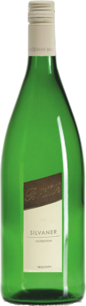 Waldemar Braun 2022 Nordheimer Silvaner trocken 1l Flasche